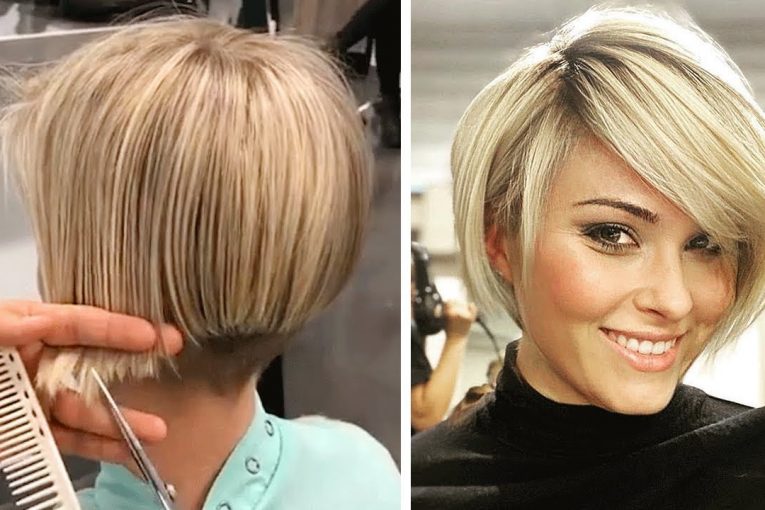 Трендовая стрижка короткий боб | Женские короткие стрижки каре |  Women's short bob haircuts