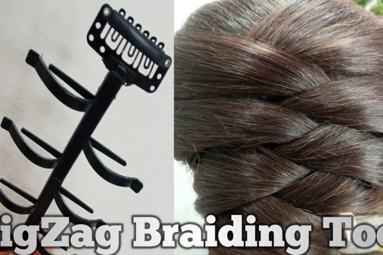 Beautiful ZigZag look Braiding Tool || HairStyling Tools || Without Bobby Pins || HairStyle Matters
