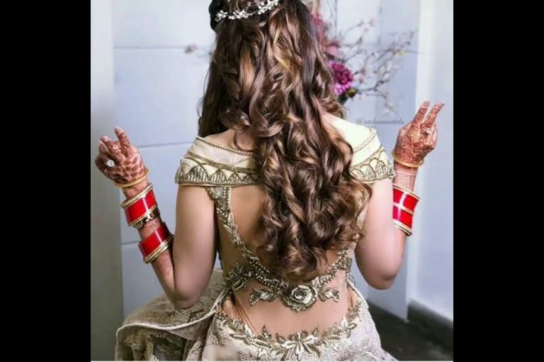 Fancy Wedding hairstyle for girls #shorts