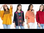 #shorts /stylish tops for girls /jeans with tops /casual top designs/tunics/western wear/meesho haul