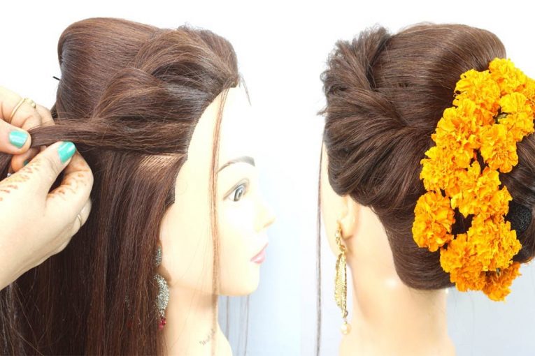 easy bridal juda hairstyle | bridal bun hairstyle for party | new hairstyle | quick hairstyle