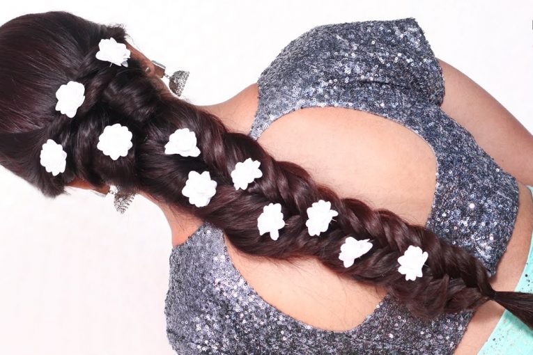 Amazing Messy Braid Updo Hair Tutorial || Messy Romantic Braid || Romantic Bridal Hairstyle
