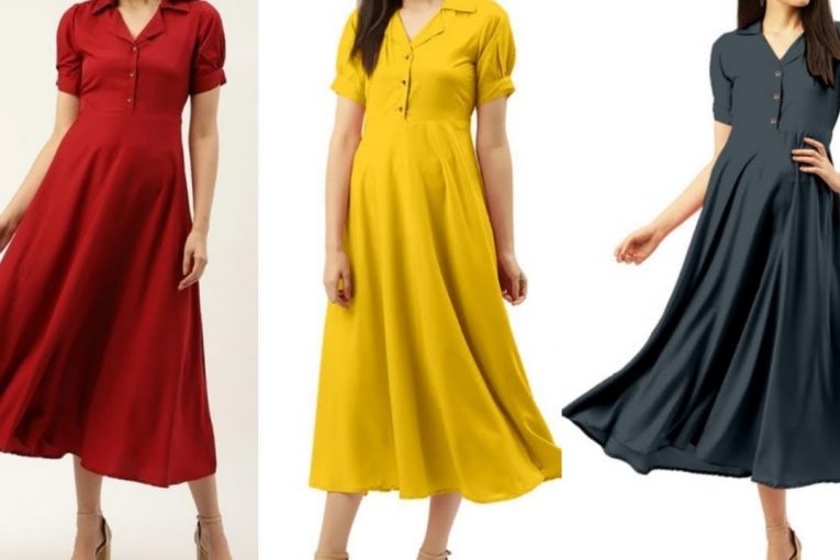 Fancy Women Printed Cotton Dress Design 2021 | Modern Dress Design | Designer Cotton Dress
