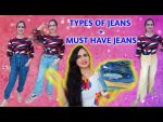 TYPES OF JEANS + MUST HAVE JEANS + MY COLLECTION OF JEANS | BOY FRIEND JEANS?? MOM JEANS??