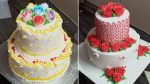 Butter Cream Cake | Two Step Cake Design By Cool Cake Master
