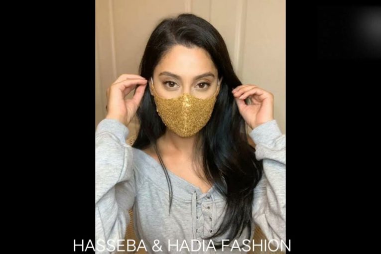 Fancy Face Mask Designs for women| Sequin Face Mask| Glitter Face Masks