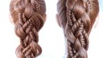 4 FOUR Strand Braid Ponytail using Fishtail Braids | Hairstyles by Another Braid #shorts
