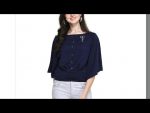 Women Top with Half Sleeves for Fancy top,Stylish top, Casual Wear Top for Women Girl Top 2021 trend