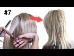 Модная Стрижка на средние волосы Пошагово дома | Стрижки 2021 | Уроки быстрых стрижек | Рапсодия