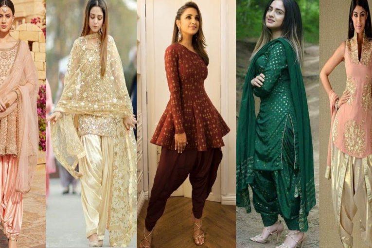 Top 20 Panjabi Patiyala Salwar Kameez/suits/kurta/kurti Designs 2021 ||Panjabi Dresses Designs image