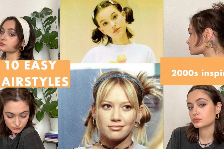 10 CUTE 90's & y2k HAIRSTYLES that are EXTREMELY EASY