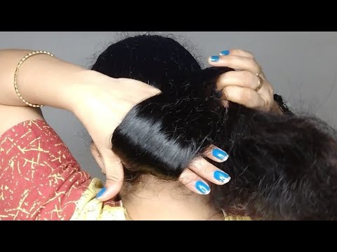 Easy and trendy hairstyle in just 20 sec !! My favourite & most demanded#MonikaStyle #hairtutorial