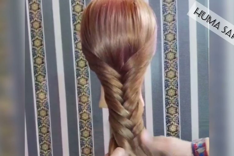 Fishtail braid hairstyle for Beginners / EASY fishtail braid hairstyle tutorial / Hairstyle