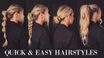 Easy Hairstyles You Can Actually Do Yourself!