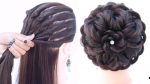 beautiful and unique juda hairstyle for bridal | bun hairstyle | hairstyle for ladies | hairstyle