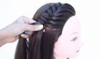 4 pretty hairstyle for raksha bandhan | hair style girl | hairstyle for open hair | french braid