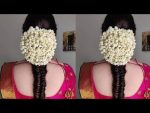 #2021 beautiful  hairstyle with gajra/gajra hairstyle #shorts #hairstyle #hair #fashion
