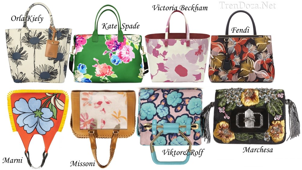 Цветочные сумки 2015 весна