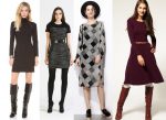 Модные шерстяные платья: тренды 2017 года