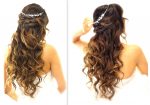 ★ EASY Wedding Half-Updo HAIRSTYLE with CURLS | Bridal Hairstyles for Long Medium Hair