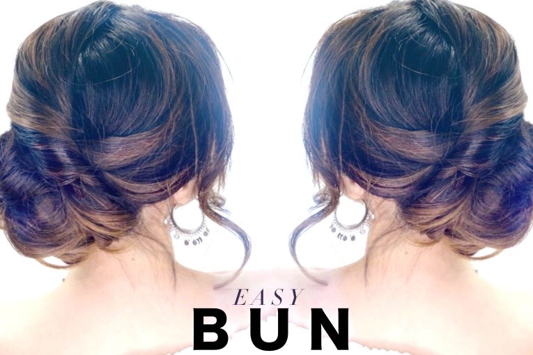 3-Minute Elegant SIDE BUN Hairstyle ★ EASY Summer Updo HAIRSTYLES