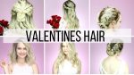 Valentines Hairstyles for Short & Long Hair Tutorial