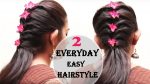 Easy Hair Style Design 2017 | Everyday Hair style | Ladies Hair style Tutorials 2017