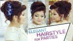 Easy & Elegant Bun Hairstyle  Updo for Parties | Hairstyle Tutorial for Prom Night and Reception