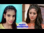 Party Hairstyle for festive occasion in just 2 min for girls at home | Diwali Special Hairstyle