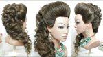 Curly Bridal Hairstyle For Long Hair Tutorial