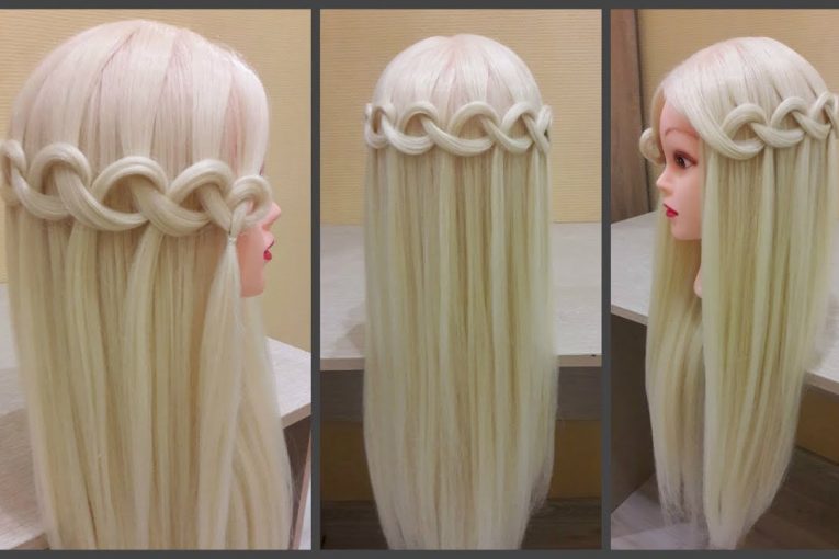 Коса — «Водопад» Прическа за 5 мин.Scythe — «Waterfall» Hairstyle for 5 minutes.