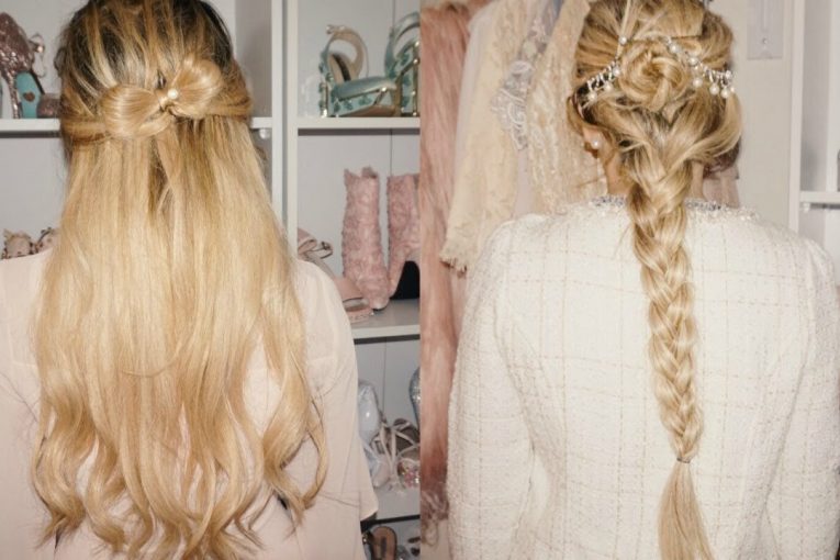 My 3 favorite girly hairstyles (tutorial) + i went back to blonde hair