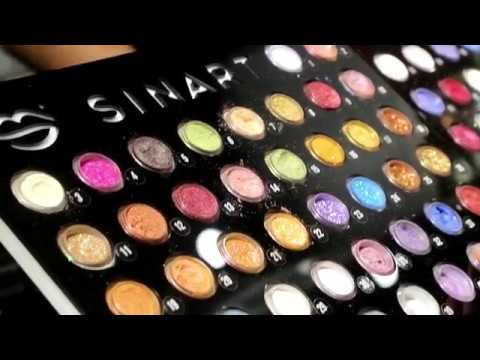 Макияж SMOKY EYES.Макияж на пигментах SINART.