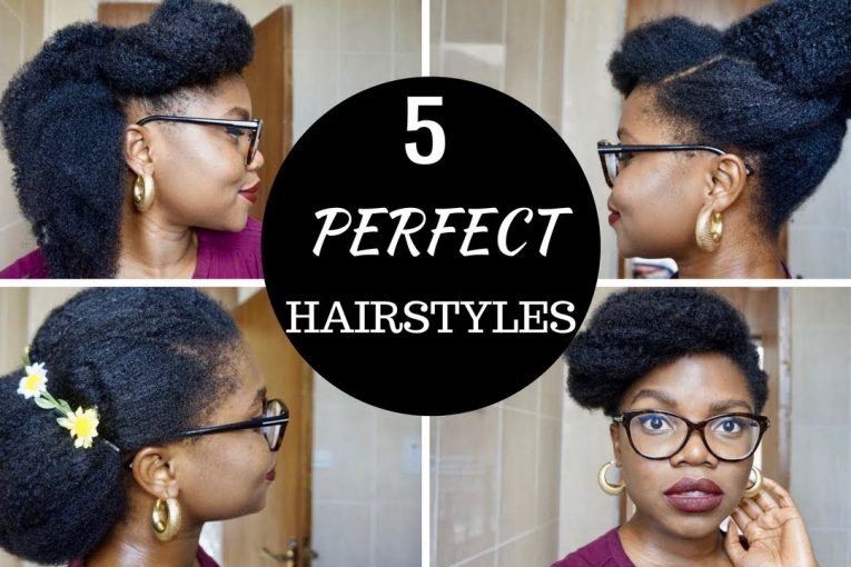 5 QUICK HAIRSTYLES FOR BUSY/WORKING WOMEN
