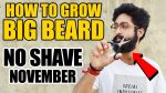 2017 Grow Fast Big Beard | No Shave November ft. The Man Company Beard kit | How to grow beard |