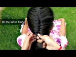 Trendy hairstyle for girls | Basic French Fishtail Braid