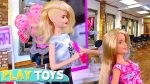 Barbie Fashion Runway! Play Barbie Doll dress up, hairstyle and make up toys!