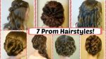 7 Prom Hairstyle Ideas! Pretty Updos, Half Ups and Braids