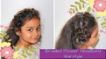 How to: Braided Flower Hairband Hairstyle