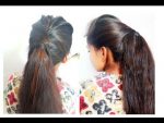 Hair style Girl how to long ponytail with puff easy hairstyle new ponytail fancy ponytails