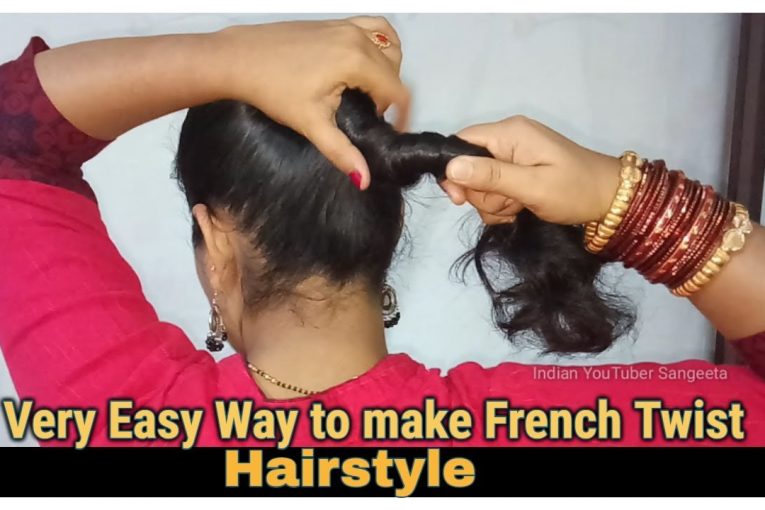 Very Easy Way to make French Roll/French Twist/French Bun Hairstyles for Short,medium and Long Hair