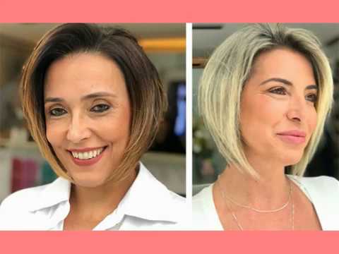 ОМОЛАЖИВАЮЩИЕ СТРИЖКИ 2019 ГОДА ДЛЯ ЖЕНЩИН 50+ «ДО И ПОСЛЕ»./ANTI-AGING HAIRCUTS 2019 FOR WOMEN 50+