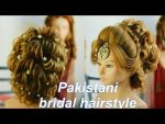 bridal hairstyle in india || hindu bridal hairstyle || pakistani mix hairstyle || bridal bun | easy