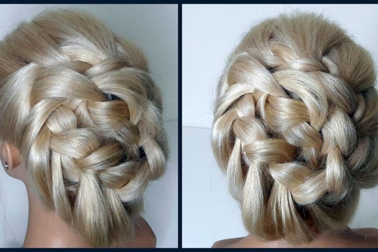 Красивые прически. Прическа из обычной косы. ЛЕГКО! Hairstyles.Hair from the usual braids. EASY!