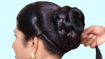 Simple bun hairstyle for Wedding/party || Hairstyles for Girls || Hair style girl || hairstyles