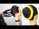 5 minutes easy wedding hairstyle with trick || new juda hairstyle for party || hair style girl