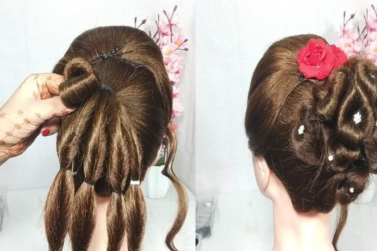 Very Easy Bun Hairstyles with Trick | prom Updo Hairstyle | cute hairstyle | hairstyles