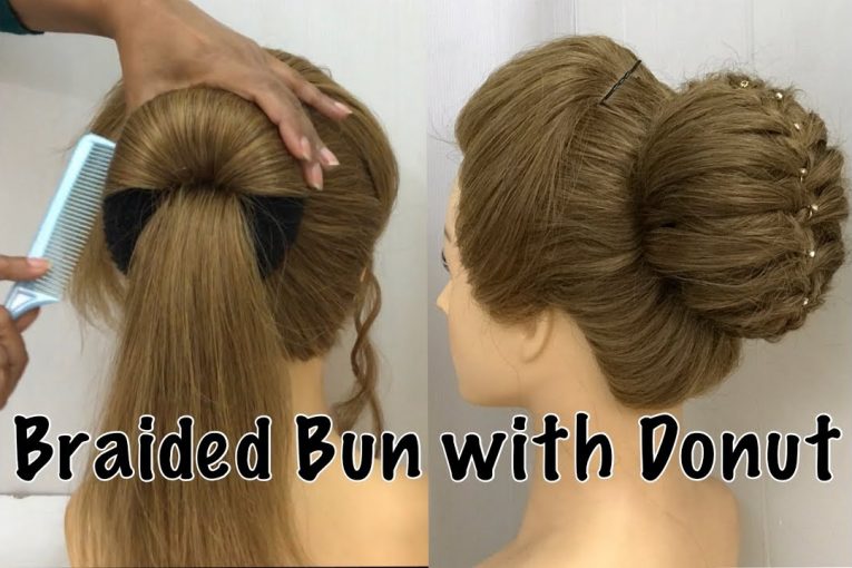 Beautiful Bun Hairstyle from Donut | Easy Bun Hairstyles