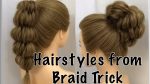 Beautiful Wedding Hairstyles for Girls | Bun From Braid HAIRSTYLE