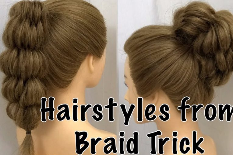 Beautiful Wedding Hairstyles for Girls | Bun From Braid HAIRSTYLE